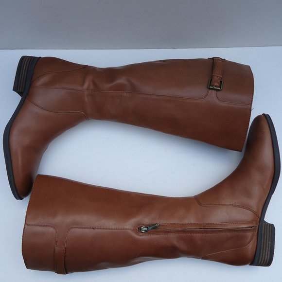 SIZE10.SAM EDELMAN PATTON 2  Leather Riding boots - Picture 6 of 16